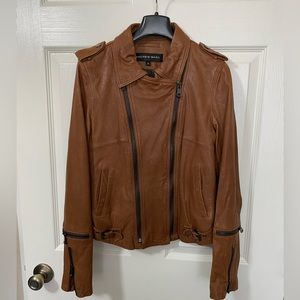 Andrew Marc Leather Biker Jacket